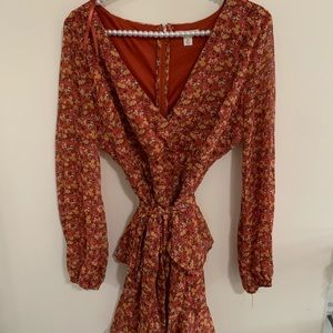 Francesca’s ruffle dress